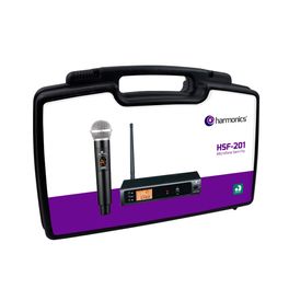 Microfone-Sem-Fio-Harmonics-HSF-200-Simples-Display-Digital-Funcao-Auto-Scan