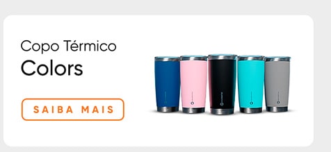 Copo Térmico Goldentec GT Espresso 150ml Vermelho